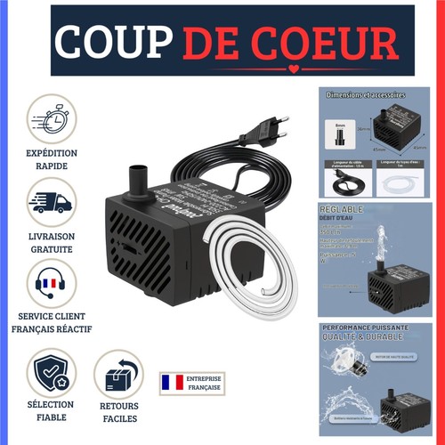 Pompe submersible silencieuse