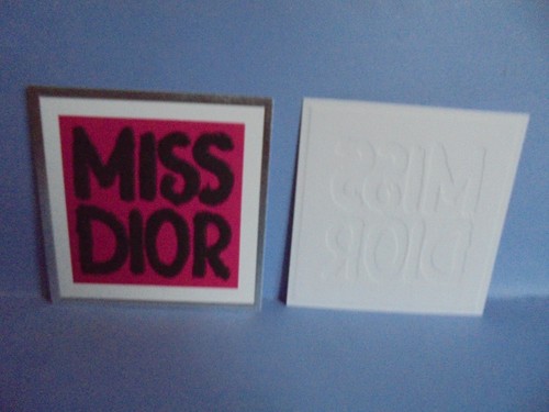 Dior carte publicitaire - -,