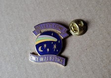 pin's espace - comète / Halley's comet once in a lifetime (EGF doré)