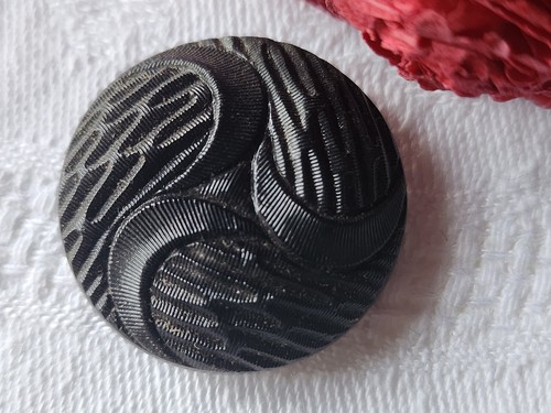 Gros bouton anciens - en, verre