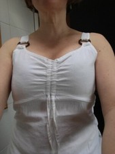 Débardeur Blanc du Nil