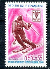 Timbre france 1968 - timbre,
