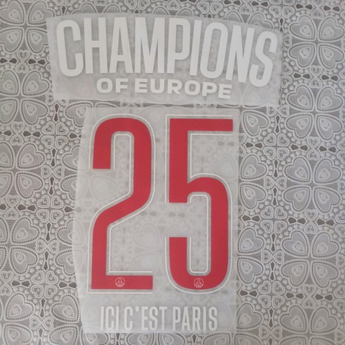Flocage champions europe - flocage,