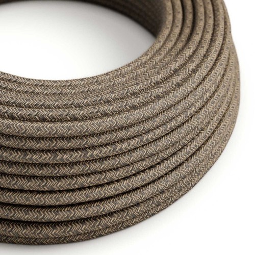 Câble textile rond - ,