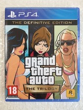 GRAND THEFT AUTO (GTA) THE TRILOGY THE DEFINITIVE EDITION PS4 UK NEW (GAME IN EN