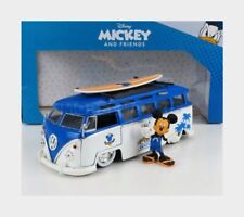 JADA 253075001-33179 VOLKSWAGEN T1 SAMBA MINIBUS 1962 Avec Topolino Mickey Mouse