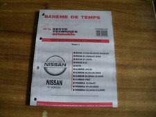REVUE TECHNIQUE BAREME DE TEMPS NISSAN MICRA NOTE ALMERA PRIMERA