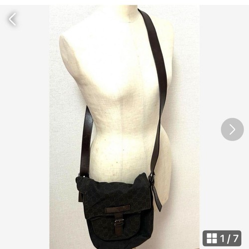 Gucci canvas shoulder bag - canvas,