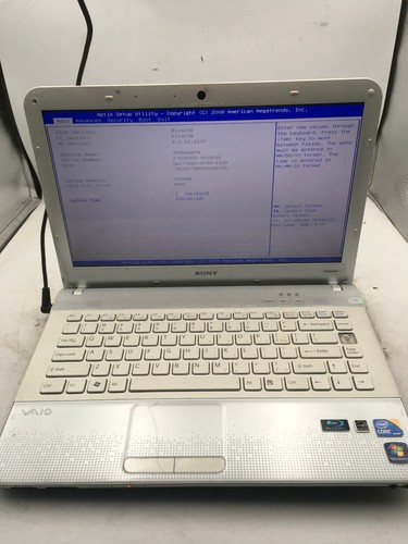 Sony vaio vpcea46fm boots - vaio,