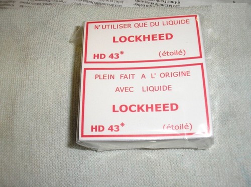 Autocollant lockheed hd43 - autocollant,