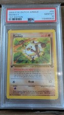 PSA 10 GEM MINT Mankey 1st