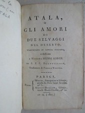 CHATEAUBRIAND : ATALA o gli