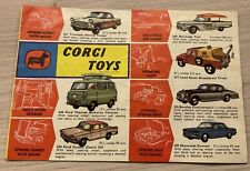 LIVRET CATALOGUE CORGI TOYS