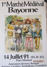 Affiche des fêtes - , bayonne