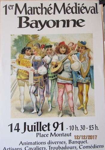 Affiche des fêtes bayonne - affiche,