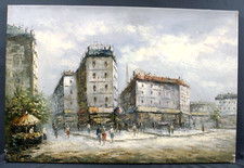 Grand Tableau vue de Paris