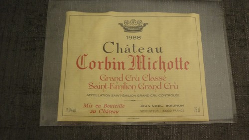 Etiquette vin saint - de, /