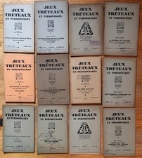 Théâtre JEUX TRETEAUX et personnages H.Brochet de 1933 à 1942