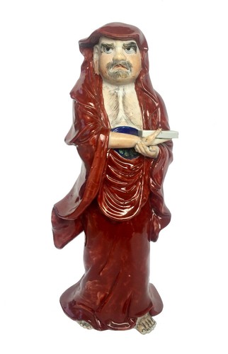 Statue chinoise 1920 moine - chinoise,