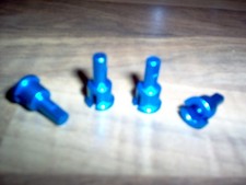 4X Blue Metal Differential Cup / RC Wltoys Cars - Buggy 1:18 / A949 A959 / Neuf