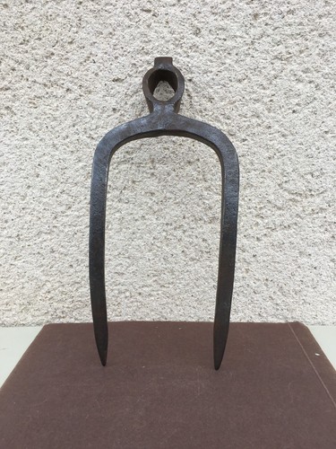 Ancien croc jardinage fer - de, /