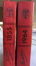 Guides Michelin France : éditions spéciales TCF 1955 + 1964