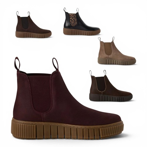 Bottes chelsea cuir pour - bottes,