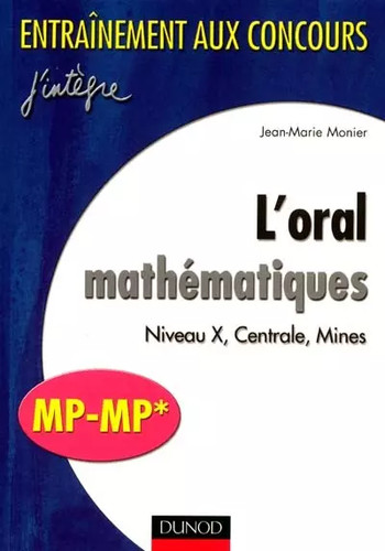 Oral mathématiques niveau - :,