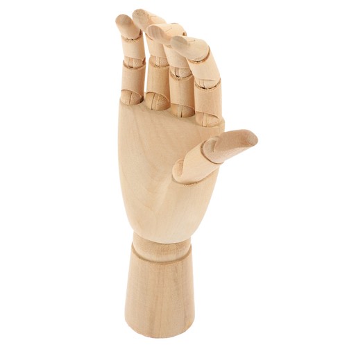 Wood mannequin hand sketching - wood,