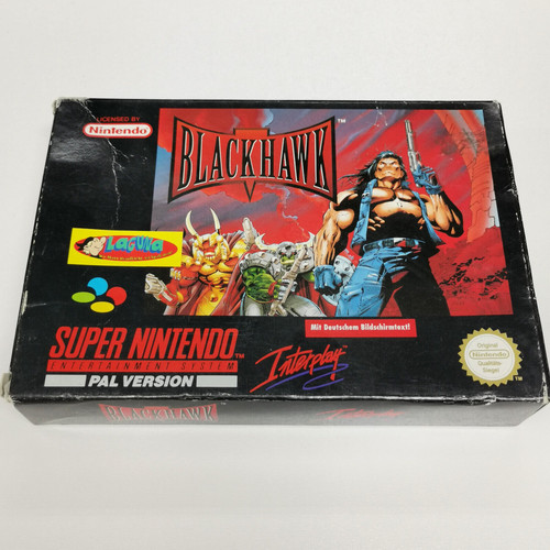 Nintendo snes blackhawk pal - nintendo,