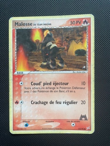 Carte pokémon malosse team - carte, de