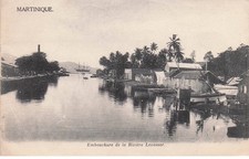 MARTINIQUE FORT DE FRANCE  embouchure de la riviere Levassor