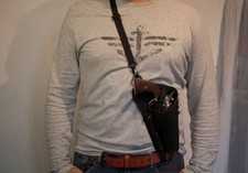 Holster Léger Pour Revolver À Poudre Noire (  Remington 1858, Colt 1851, 1860) 