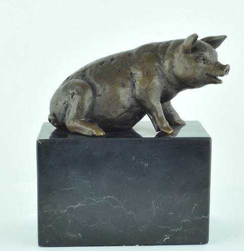 Statue sculpture cochon - statue,