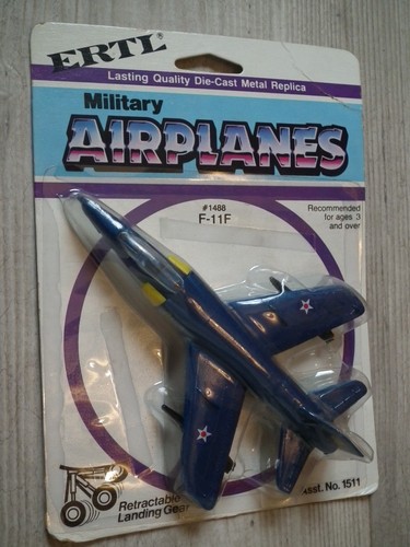 Avion miniature métal 11f - métal., f-11f