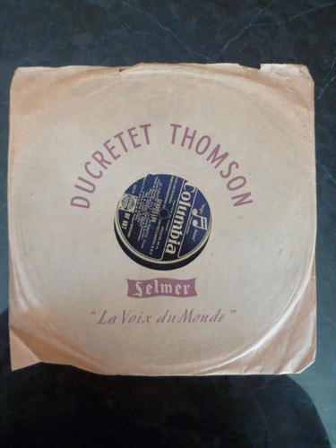 Disque gramophone columbia - disque,