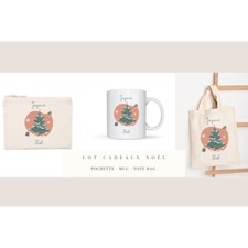 Lot de 3 articles Sapin de