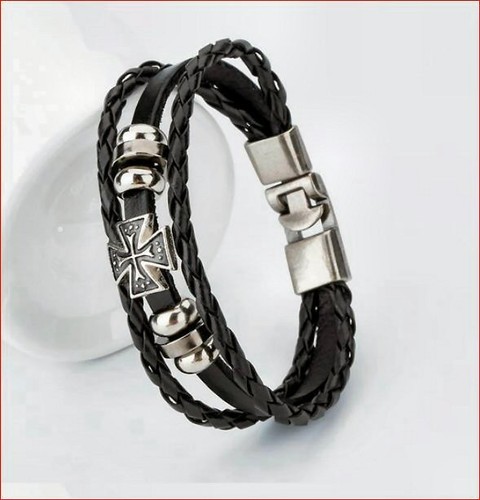 Bracelet croix fer du - bracelet,