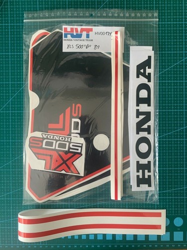 Honda xls 500 grise stickers - honda,