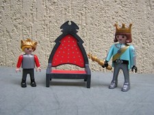 PLAYMOBIL : roi - prince - trône