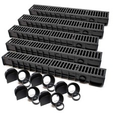 Caniveau 5x1m Grille