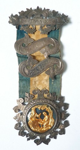 Médaille maçonnique argent - médaille,