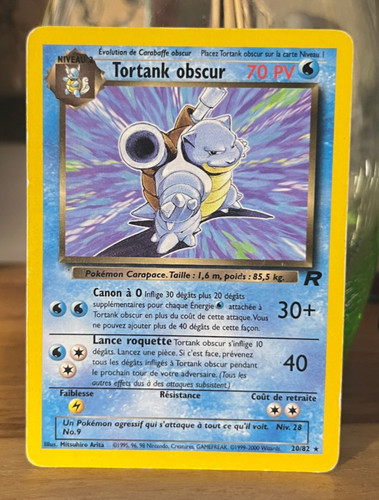 Carte pokemon tortank - carte,