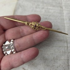 Grande Broche Barette Plaqué