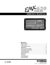Service Manuel D'Instructions pour Yamaha EMX-620
