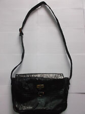 *** SAC À MAIN NOIR - EN BANDOULIÈRE – « BEAUGENCY » ***- EN BON ÉTAT (4)