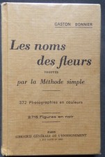 § livre le nom des fleurs trouvés par la méthode simple - Gaston Bonnier