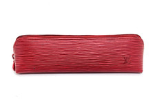 Étui à stylo crayon Louis Vuitton Epi Truth d'occasion M56547 cuir rouge...