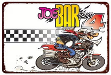 Plaque Murale Métal "JOE BAR