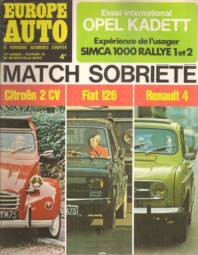Europe auto 1974 opel - europe,